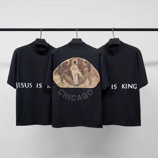 เสื้อยืด Kanye West สตรีทแฟชั่น Jesus is king สกรีนแน่น สวยมากกกก