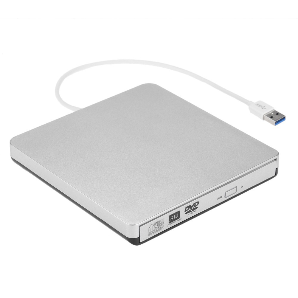 ภาพหน้าปกสินค้าUSB 3.0 Portable Ultra Slim External CD-RW DVD-RW CD DVD ROM Player Drive Writer