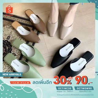 ภาพหน้าปกสินค้า(Korean Style) Slipper Shoes - รองเท้าแตะแบบสวมเปิดส้น ทำจากยางเทียม(PVC) โดนน้ำได้ไม่อัพชื้น ที่เกี่ยวข้อง
