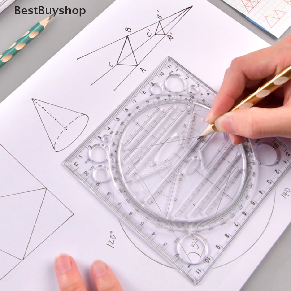 bestbuyshop-ใหม่-ไม้บรรทัด-แม่แบบวาดภาพระบายสี-อเนกประสงค์