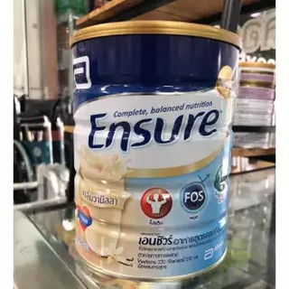 ภาพขนาดย่อของภาพหน้าปกสินค้าAbbott Ensure ขนาด 850g เอนชัวร์ อาหารสูตรครบถ้วน กลิ่นวานิลลา complete and balanced nutrition 850g vanilla จากร้าน nongrx บน Shopee