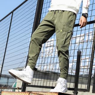 กางเกงบุรุษ Joggers ชายกางเกงผู้ชายกางเกงลำลองกางเกง Cargo Jogger 6 ท่องเที่ยวกางเกง s Outdoor กองทัพ