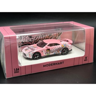 Model Art 1:64  Nissan GTR 50 + Figure Keep Angry Pink