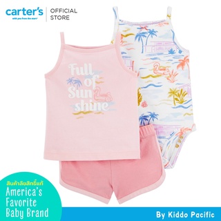 Carters Sleeveless+Bodysuit+Pants 3Pc Pink L8 คาร์เตอร์เสื้อผ้าชุดเซท 3 ชิ้น