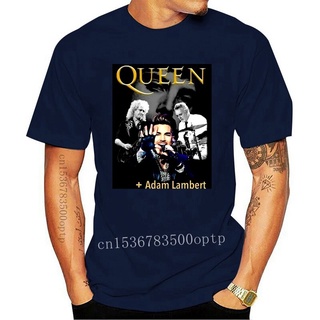เสื้อผ้าผชใหม่ เสื้อยืดลําลอง แขนสั้น พิมพ์ลาย 5529-Queen Adam Lambert 2021 ไซซ์ S-5XL 2021S-5XL