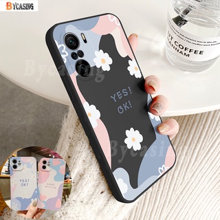 เคสโทรศัพท์มือถือซิลิโคนลายดอกเดซี่สําหรับ Redmi 10 Note 10 Pro Note10S Note9S Xiaomi Poco X3 Pro X3Nfc M3 Note8 Yes Ok