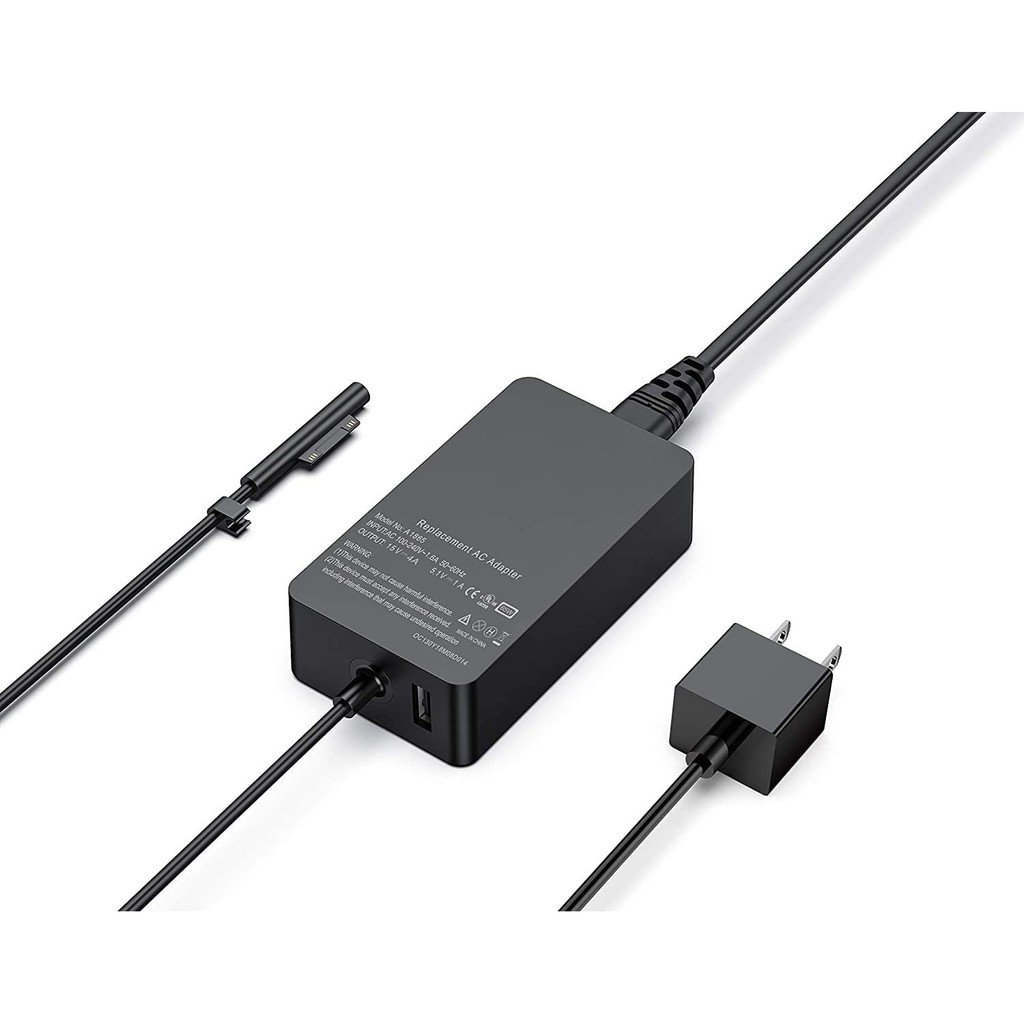 mlife-รับประกัน-1-ปี-อะแดปเตอร์-65w-สำหรับ-surface-laptop-3-2-1-สายชาร์จ-adapter-microsoft-surface-charger