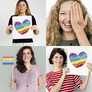 ภาพขนาดย่อของภาพหน้าปกสินค้าเข็มกลัดสายรุ้ง LGBT Pride Month Rainbow LGBTQ Lesbian Gay Bisexual and Transgender 05 จากร้าน superbadge บน Shopee ภาพที่ 3
