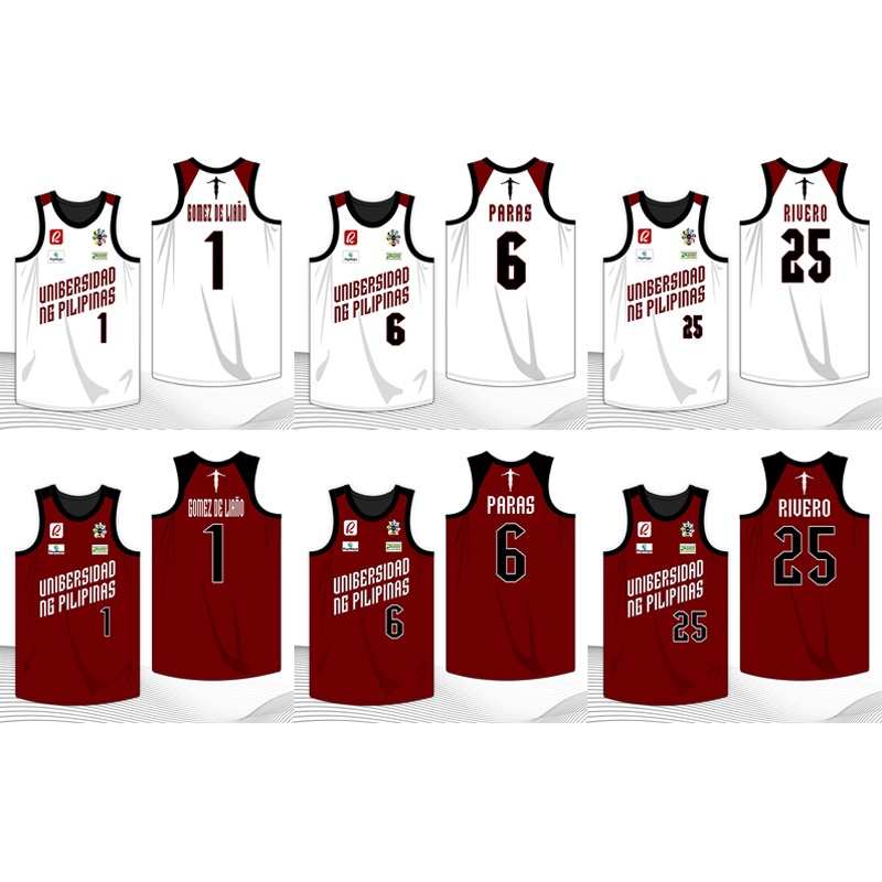 เสื้อกีฬาบาสเก็ตบอล UP Fighting Maroons UAAP University of the ...
