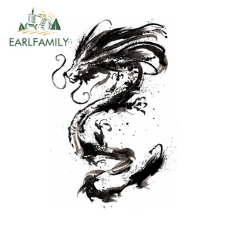 Earlfamily สติกเกอร์ไวนิล ลายดาบคาตานะ กันน้ํา 13 ซม. x 8.7 ซม. สําหรับติดตกแต่งรถยนต์