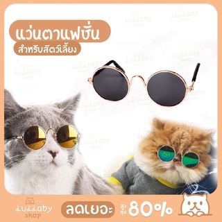 ภาพหน้าปกสินค้า【มีเก็บเงินปลายทาง】แว่นหมาแมว แว่นแฟชั่นหมาแมว แว่นจิ๋ว แว่น ที่เกี่ยวข้อง