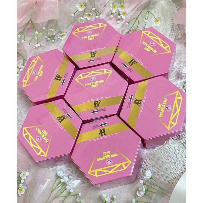 สบู่ล้างหน้าpink-diamond-soap-ราคาพิเศษ-10ก้อน555-เท่านั้น