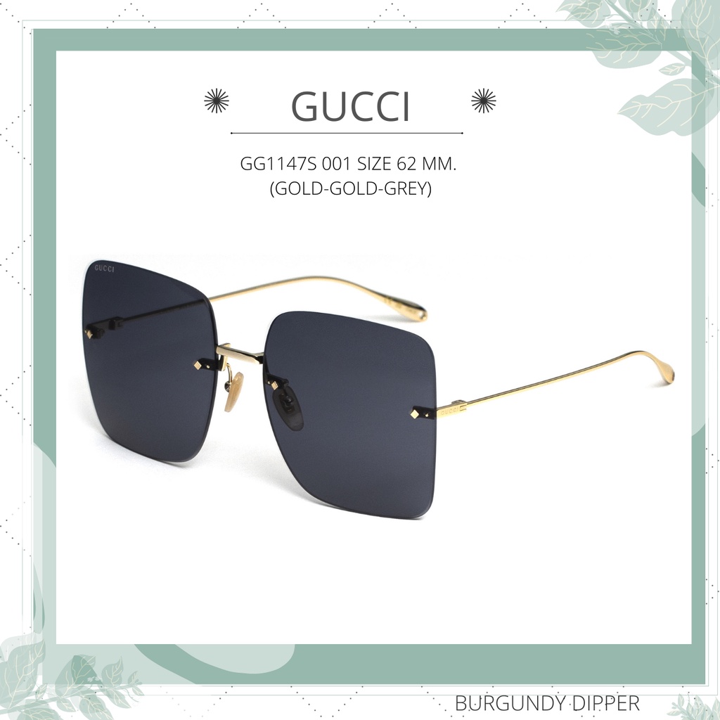 แว่นกันแดด-gucci-รุ่น-gg1147s-001-size-62-mm-gold-gold-grey