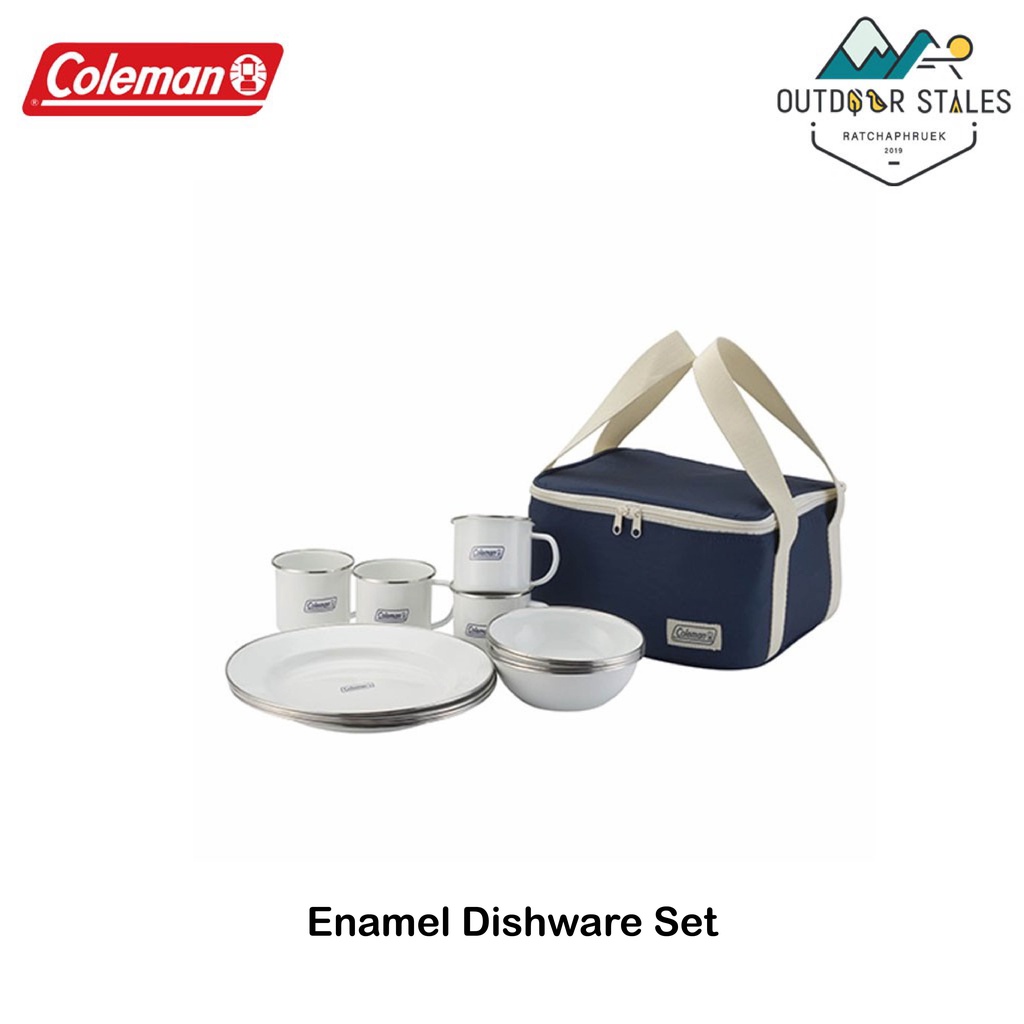 Coleman JP Enamel Dishware Set Shopee Thailand