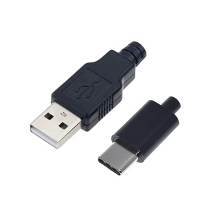 ภาพหน้าปกสินค้า5 ชุด Type-C Mirco ขั้วต่อ USB แจ็คตัวผู้ ปลั๊กหางขั้วไฟฟ้า เชื่อมต่อเคสโทรศัพท์ ที่เกี่ยวข้อง
