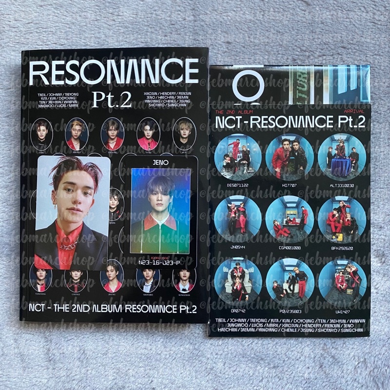 พร้อมส่ง nct 2020 resonance pt.2 arrival access เจโน่ วินวิน kihno