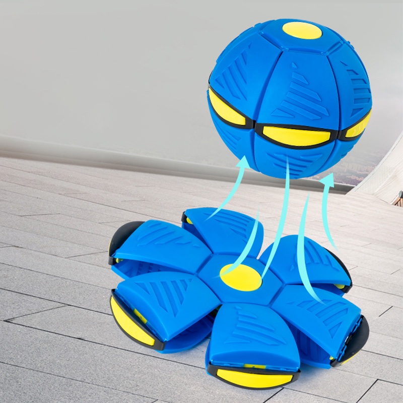 ภาพสินค้าลูกบอลA2002 ลูกบอลเด้งผิดรูป Flying UFO Ball Pop ของเล่นเด็ก กีฬากลางแจ้ง ลูกบอลแบน ของเล่น ลูกบอลจานบินวิเศษ จากร้าน newsunding บน Shopee ภาพที่ 6