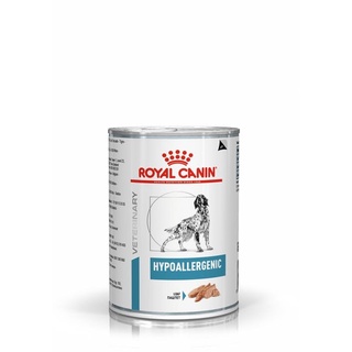Royal Canin VET Can Dog Hypoallergenic 400 g อาหารสุนัข แพ้อาหาร แพ้ไก่ อาหารเปียก 1 กระป๋อง