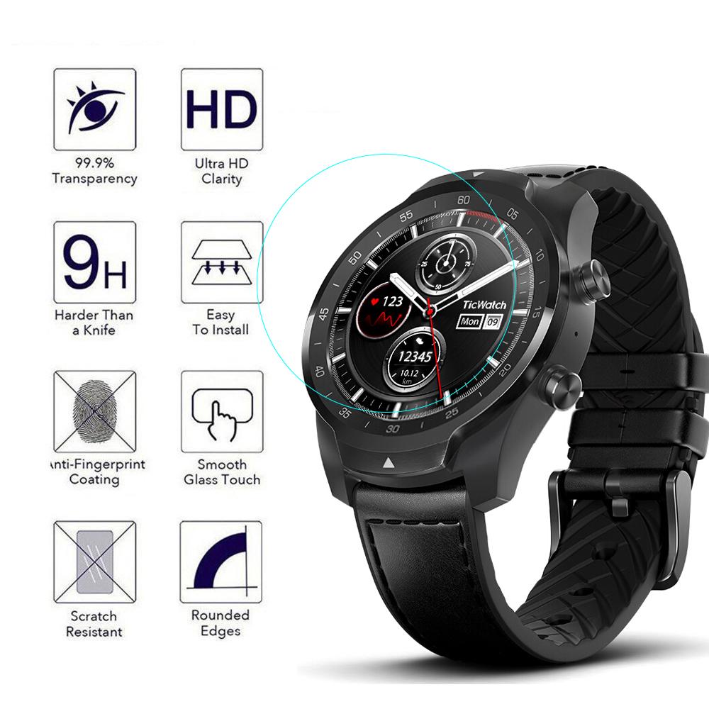 ภาพหน้าปกสินค้าแผ่นฟิล์มกระจกนิรภัย กันรอย 2.5D สำหรับ Ticwatch Pro Watch ที่เกี่ยวข้อง