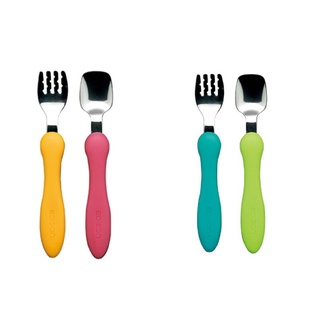 ส่งต่อ EDISON mama Fork & Spoon mini คู่สีเขียวสภาพดี 80%