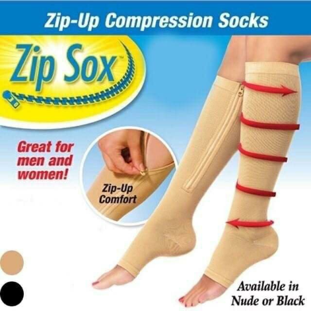 zip-sox-ถุงเท้าสุขภาพแก้เส้นเลือดขอด