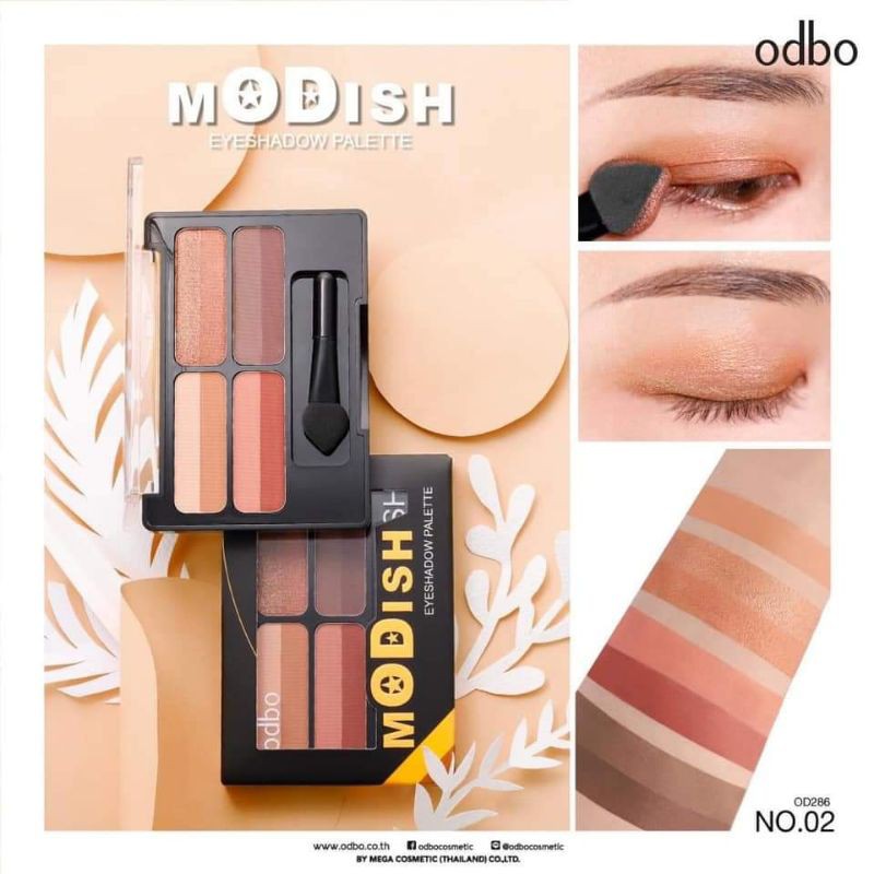 อายแชโดว์-odbo-modish-สีแน่นติดทน