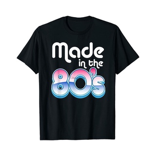 เสื้อยืดผู้ชาย เสื้อยืด คอกลม พิมพ์ลายการ์ตูนมังงะ Made In The 80S สไตล์ยุโรป S-5XL