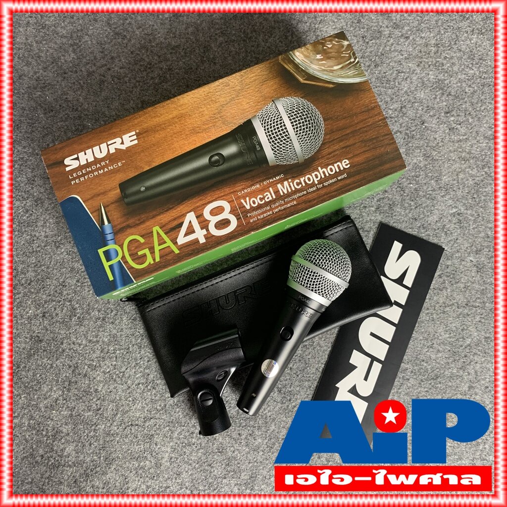 shure-pga48lc-ของแท้รับประกันมหาจักร-สายไมค์lidge-ym-379b-5เมตร