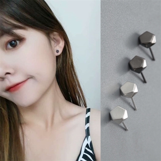 S925 sterling silver geometric earrings simple fashion earrings student female jewelry gift