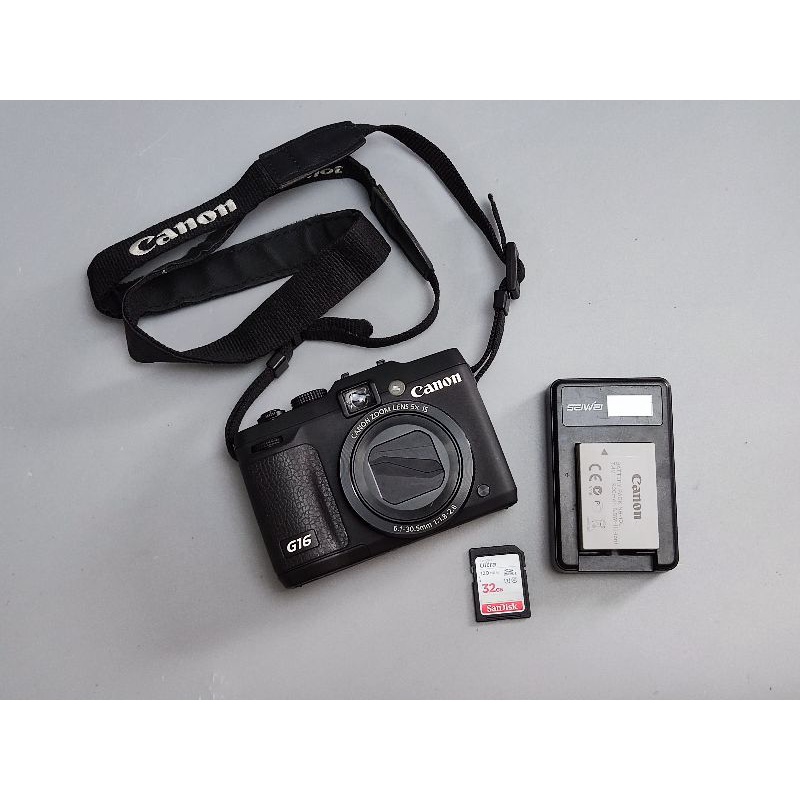 Canon PowerShot G16 ( กล้องคอมแพคโปรมี wifi เชื่อมต่อมือถือ) Shopee