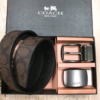 NEW ARRIVAL! COACH BELT VALUE PACK BOX SET เซทเข็มขัด 2in1 Limited Edition จาก Coach