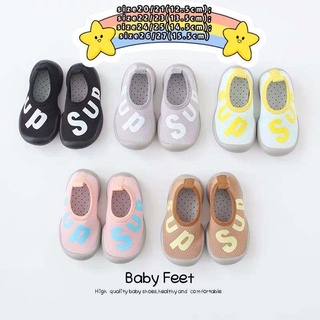 Baby Nong พร้อมส่งจากไทย รองเท้าเด็ก รองเท้าหัดเดิน รองเท้าพื้นยางซิลิโคน กันลื่น อายุ 6เดือนถึง3 ปี