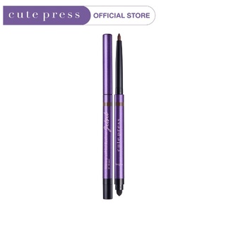 ส่งด่วน/ของแท้/ราคาถูก CUTE PRESS ผลิตภัณฑ์เขียนขอบตา JET SET WATERPROOF GEL EYELINER