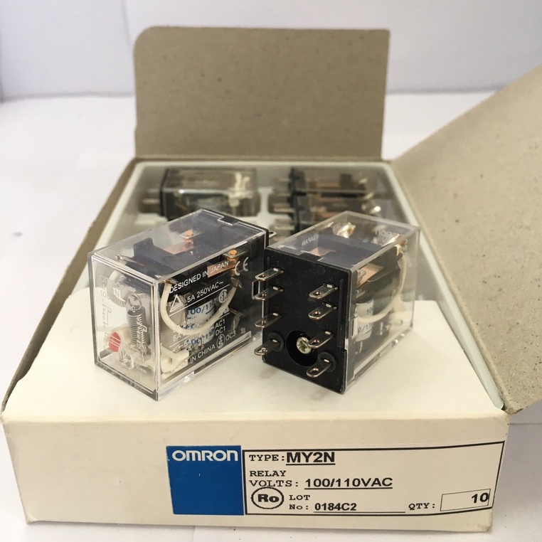 omron-relay-รุ่น-my2n-ไฟ-led-100-110vac-ราคาต่อ1ชิ้น