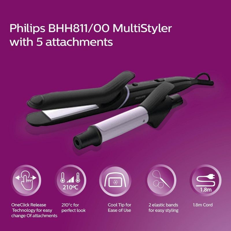 philips-stylecare-bhh811-5-in-1-เครื่องหนีบผมตรง-5-แบบ-3000-องศา