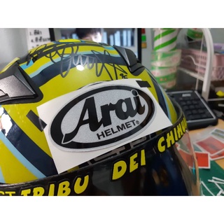 สติ๊กเกอร์ ติดหมวก Arai งานพิมพ์ 3m สะท้อนแสง