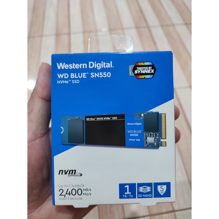 WD BLUE SN550 1TB SSD NVMe M.2 2280 ประกันเดิน 2 เดือนประกันศูนย์ 5 ปี ...