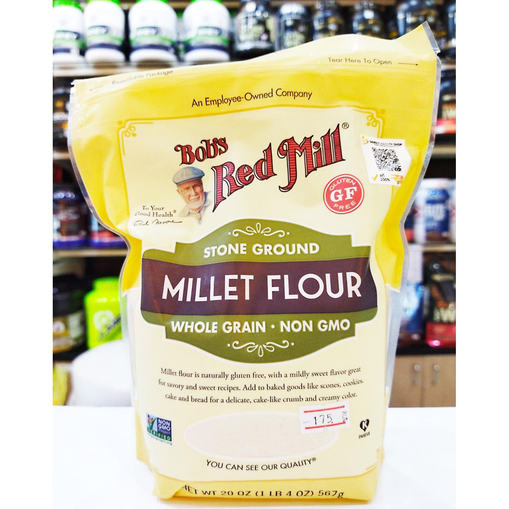 bobs-red-mill-gluten-free-millet-flour-20oz-แป้งจากข้าวฟ่าง-ของแท้100-มีหน้าร้าน