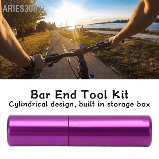 Aries306 Bar End Tool Components Integrated Bicycle Tubeless Tire Fast Repair Kit for MTB Road Bike