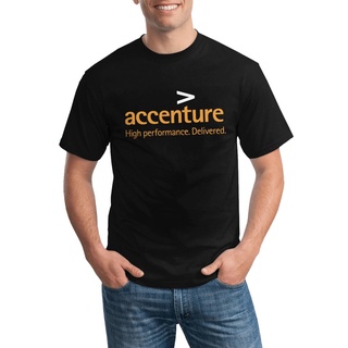 เสื้อวินเทจผญ - Accenture การจัดการ บริษัท ที่ปรึกษาคู่รุ่นยอดนิยมฝ้าย Teetops