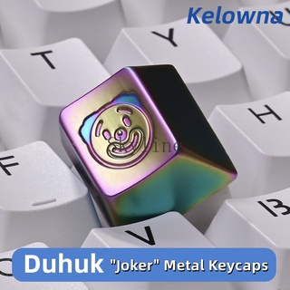 【พร้อมส่ง】Kelowna "Joker" Series ปุ่มกดคีย์บอร์ด R4 Duhuk โลหะล้วน