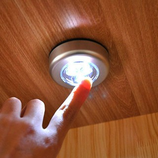 สินค้า ⚡️⚡️ไฟมินิ ไร้สาย LED แบบแตะ สำหรับติดในตู้ ครัว ห้องน้ำ#A054⚡️⚡️
