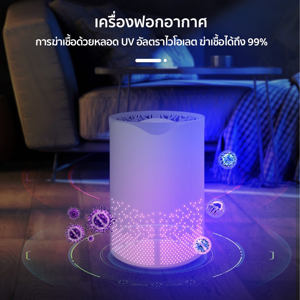 เครื่องฟอกอากาศ-uv-air-purifier-กรองฝุ่น-pm2-5-สูงสุด-99-97-anti-virus-ปรับอากาศ-เครื่องกรองอากาศ-เครื่องฟอก