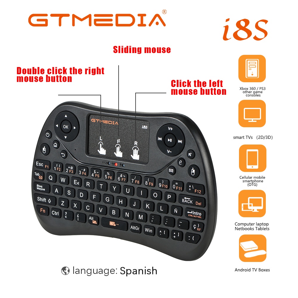 Teclado gtmedia online i8