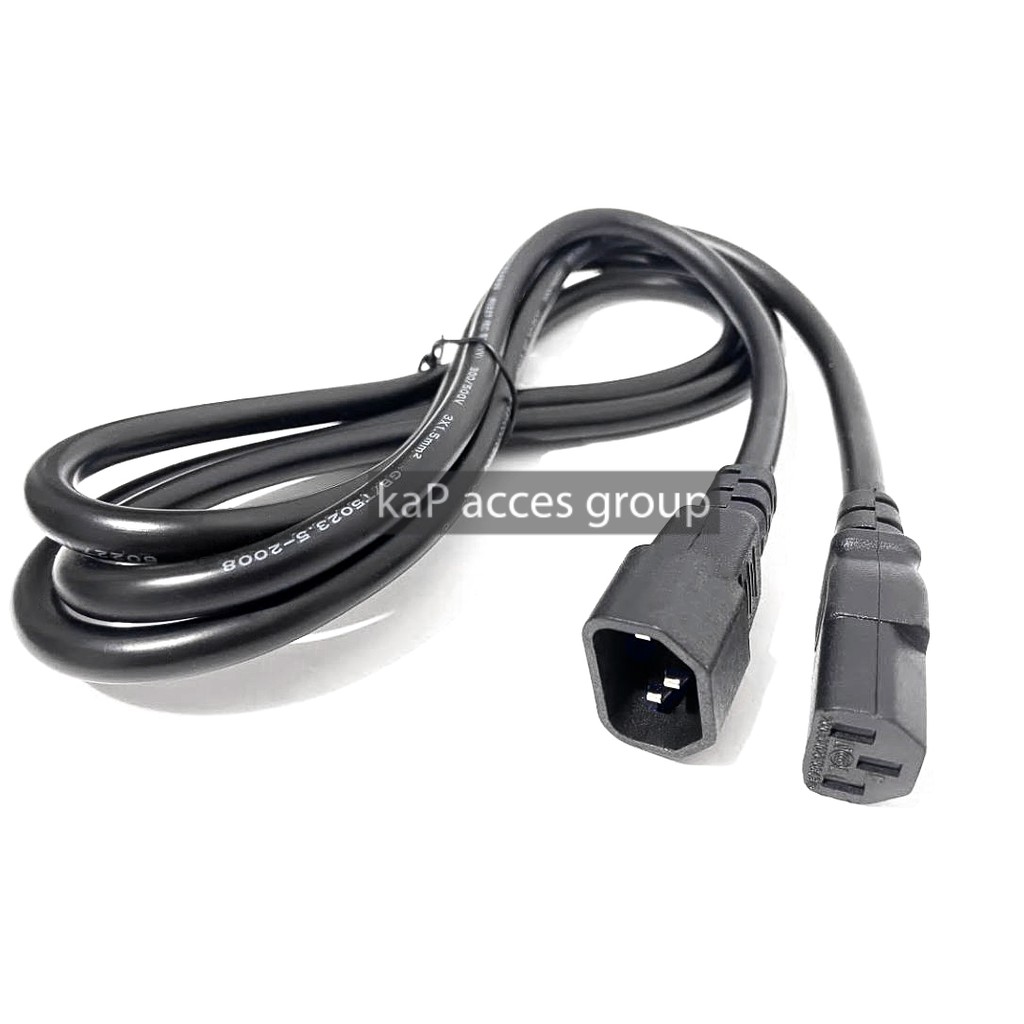 AC Power UPS (3*1.5 sq.mm) สายไฟเอซี เพาเวอร์ IEC-320 C13 / C14 UPS ...