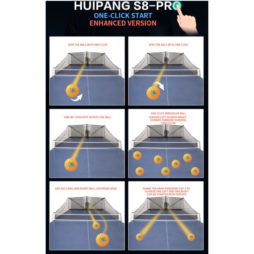 เครื่องยิงลูกปิงปอง-hui-pang-s8-protable-tennis-serving-machine-full-automatic-programmable