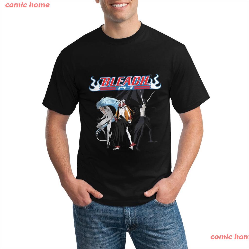 comic-home-new-classic-retro-cartoon-bleach-t-shirt-for-men-cool-เสื้อยืดแขนสั้นs-short-sleeve-เสื้อยืดแขนสั้นn-top-yout