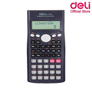 Deli 1710 Scientific Calculator เครื่องคิดเลขวิทยาศาสตร์ 12 หลัก 240 ฟังก์ชั่น จอแสดงผลขนาดใหญ่ เครื่องคิดเลข เครื่องเขียน