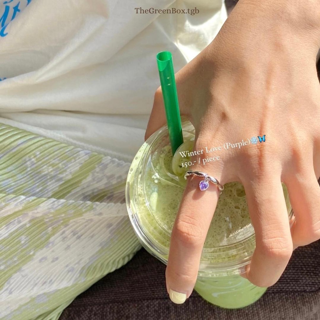 แหวนแฟชั่น-แหวนมินิมอล-แหวน-winter-love-ring-thegreenbox