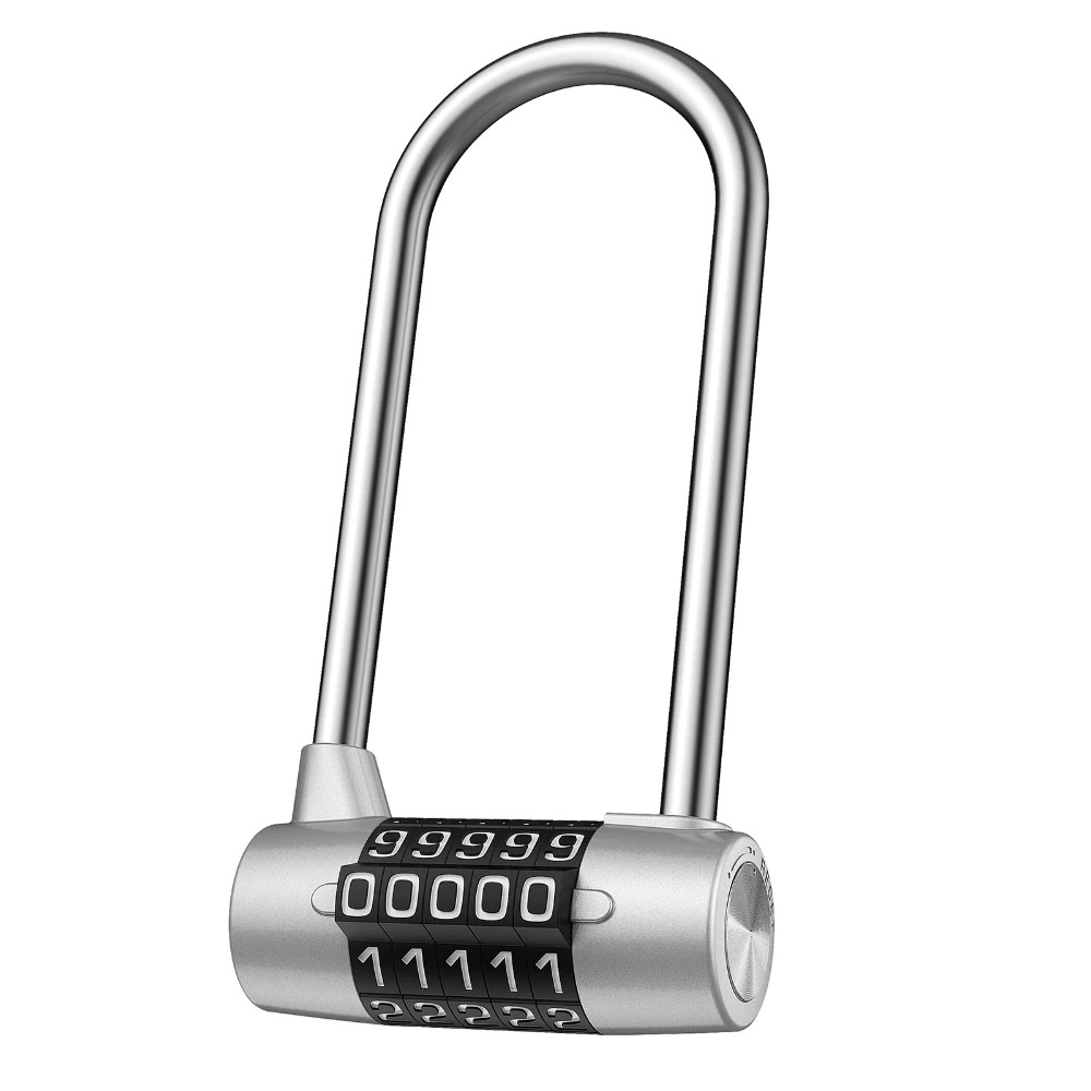 กุญแจรหัส-5-หลัก-รหัสตัวเลข-ทรงโค้งยาว-ห่วงเหล็กชุบแข็งหนา-7-มม-5-dial-combination-password-lock-coded-lock-long